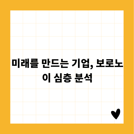 미래를 만드는 기업, 보로노이 심층 분석