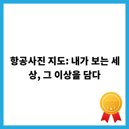 항공사진 지도: 내가 보는 세상, 그 이상을 담다